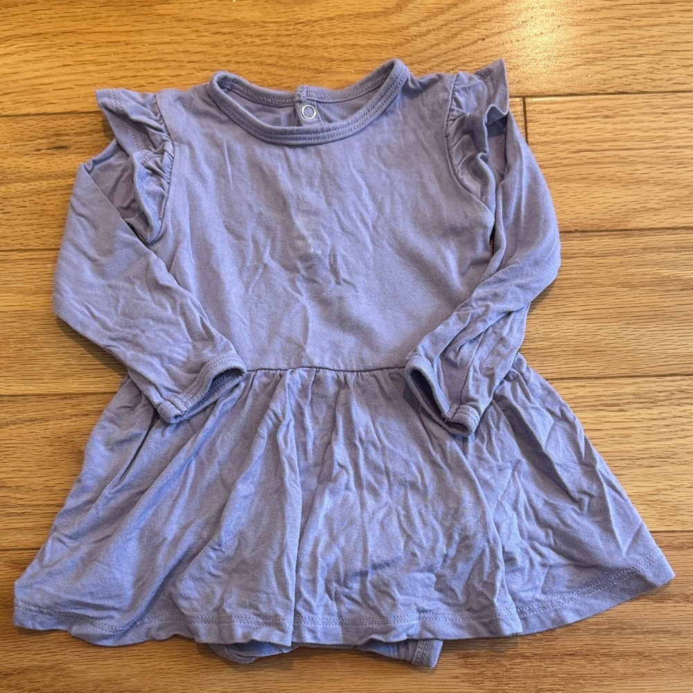 Kyte Baby Taro Long Sleeve Twirl Bodysuit Dress